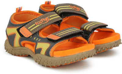 

Footfun by Liberty Boys & Girls Velcro Strappy Sandals(Orange