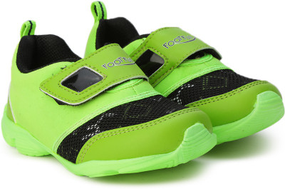

Footfun by Liberty Boys & Girls Velcro Moccasins(Green, P.green