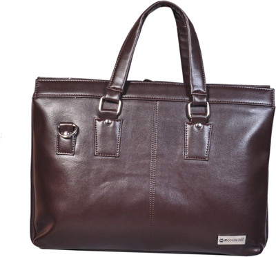 

Modern Art 15.6 inch Laptop Messenger Bag(Brown)