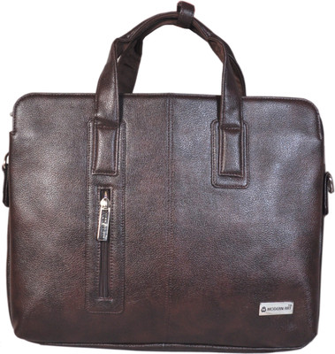 

Modern Art 15.6 inch Laptop Messenger Bag(Brown)