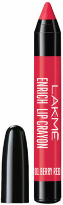 

Lakme Enrich Lip Crayon with Sharpener(Berry Red)