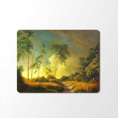 

100yellow Mouse Pad | Painting Designer | Printed Mouse Pad | High Quality Waterproof Coating Gaming Mouse Pad With Black Basemp-303 Mousepad(Multicolor)