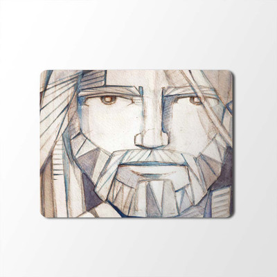 

100yellow Mouse Pad | Jesus Print Mouse Pad | Designer High Quality Waterproof Coating Gaming Mouse Pad With Black Basemp-254 Mousepad(Multicolor)