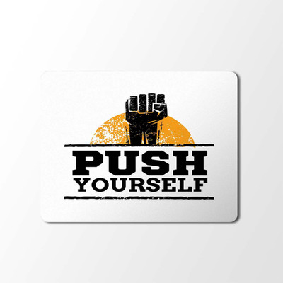 

100yellow Mouse Pad | Motivational Quotes Designer Mouse Pad | Designer High Quality Waterproof Coating Gaming Mouse Padmp-456 Mousepad(Multicolor)