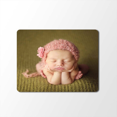 

100yellow Mouse Pad | Baby Print Mouse Pad | Cute Baby Print Designer Mouse Pad | High Quality Waterproof Coating Gaming Mouse Pad With Black Basemp-159 Mousepad(Multicolor)