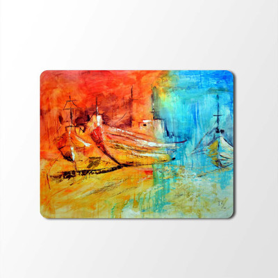 

100yellow Mouse Pad | Abstract Mouse Pad | Designer High Quality Waterproof Coating Gaming Mouse Pad /Mat with Smooth Surfacemp-65 Mousepad(Multicolor)