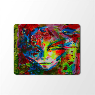 

100yellow Mouse Pad | Painting Designer | Printed Mouse Pad | High Quality Waterproof Coating Gaming Mouse Pad With Black Basemp-334 Mousepad(Multicolor)