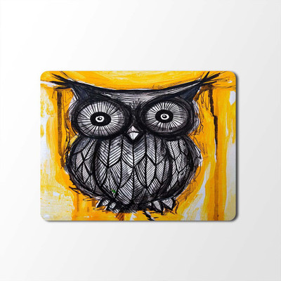 

100yellow Mouse Pad | Animal Print Designer Mouse Pad | High Quality Waterproof Coating Gaming Mouse Pad With Black Basemp-76 Mousepad(Multicolor)