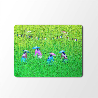 

100yellow Mouse Pad | Painting Designer | Printed Mouse Pad | High Quality Waterproof Coating Gaming Mouse Pad With Black Basemp-371 Mousepad(Multicolor)