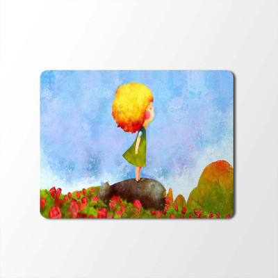 

100yellow Mouse Pad | Painting Designer | Printed Mouse Pad | High Quality Waterproof Coating Gaming Mouse Pad With Black Basemp-329 Mousepad(Multicolor)