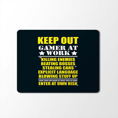

100yellow Mouse Pad | Motivational Quotes Designer Mouse Pad | Designer High Quality Waterproof Coating Gaming Mouse Padmp-431 Mousepad(Multicolor)