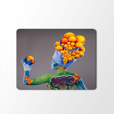 

100yellow Mouse Pad | Painting Designer | Printed Mouse Pad | High Quality Waterproof Coating Gaming Mouse Pad With Black Basemp-345 Mousepad(Multicolor)