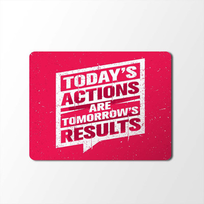 

100yellow Mouse Pad | Motivational Quotes Designer Mouse Pad | Designer High Quality Waterproof Coating Gaming Mouse Padmp-435 Mousepad(Multicolor)