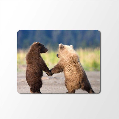 

100yellow Mouse Pad | Animal Print Designer Mouse Pad | High Quality Waterproof Coating Gaming Mouse Pad With Black Basemp-87 Mousepad(Multicolor)