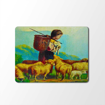 

100yellow Mouse Pad | Painting Designer | Printed Mouse Pad | High Quality Waterproof Coating Gaming Mouse Pad With Black Basemp-335 Mousepad(Multicolor)