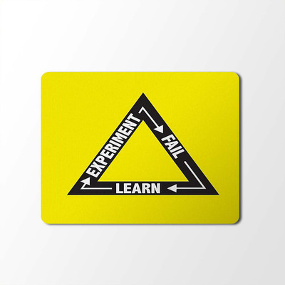 

100yellow Mouse Pad | Inspirational Quotes Designer Mouse Pad | Designer High Quality Waterproof Coating Gaming Mouse Padmp-515 Mousepad(Multicolor)