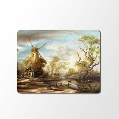 

100yellow Mouse Pad | Painting Designer | Printed Mouse Pad | High Quality Waterproof Coating Gaming Mouse Pad With Black Basemp-312 Mousepad(Multicolor)