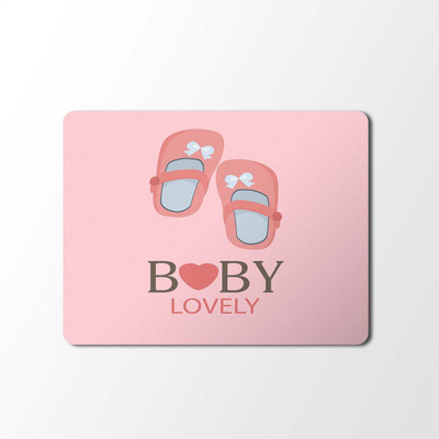 

100yellow Mouse Pad | Baby Print Mouse Pad | Cute Baby Print Designer Mouse Pad | High Quality Waterproof Coating Gaming Mouse Pad With Black Basemp-174 Mousepad(Multicolor)