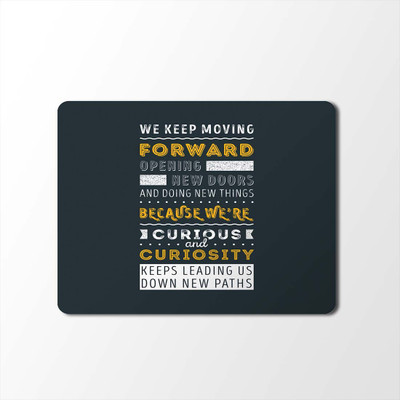 

100yellow Mouse Pad | Motivational Quotes Designer Mouse Pad | Designer High Quality Waterproof Coating Gaming Mouse Padmp-446 Mousepad(Multicolor)