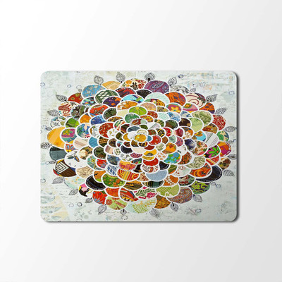 

100yellow Mouse Pad | Unique Art Mouse pad | Designer Mouse Pad | High Quality Waterproof Coating Gaming Mouse Pad With Black Basemp-125 Mousepad(Multicolor)