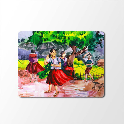 

100yellow Mouse Pad | Painting Designer | Printed Mouse Pad | High Quality Waterproof Coating Gaming Mouse Pad With Black Basemp-305 Mousepad(Multicolor)