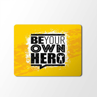 

100yellow Mouse Pad | Motivational Quotes Designer Mouse Pad | Designer High Quality Waterproof Coating Gaming Mouse Padmp-486 Mousepad(Multicolor)