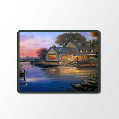 

100yellow Mouse Pad | Painting Designer | Printed Mouse Pad | High Quality Waterproof Coating Gaming Mouse Pad With Black Basemp-387 Mousepad(Multicolor)