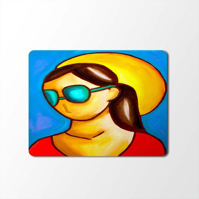 

100yellow Mouse Pad | Painting Designer | Printed Mouse Pad | High Quality Waterproof Coating Gaming Mouse Pad With Black Basemp-298 Mousepad(Multicolor)