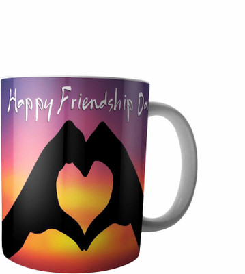 

RD Creations Specially Customise Gift For a Best Friend from a Friend PWMFD1 Ceramic Mug(300 ml), Multicolor