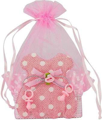 

Babies Bloom Printed Party Bag(Pink, Pack of 6)