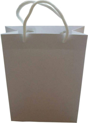 

Paper Bag Zone Solid Party Bag(White, Pack of 10)