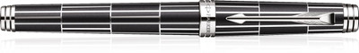 

Parker Premier Luxury Black Chrome Trim Roller Ball Pen