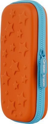 

Ofsign MultiPurpose Star Art Canvas Pencil Box(Set of 1, Orange)