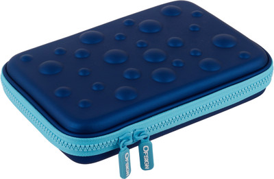 

Ofsign MultiPurpose Bubble Art Canvas Pencil Box(Set of 1, Blue)