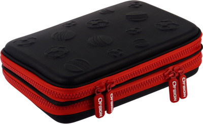 

Ofsign MultiPurpose Sports Ball Art Canvas Pencil Box(Set of 1, Black)