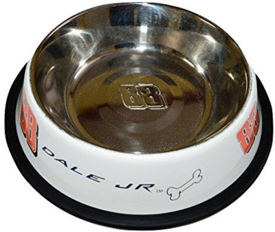 

Foodie Puppies Round Steel Pet Bowl(900 ml White)