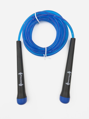 

The SweatShop The SweatShop Essentials Jump Rope Freestyle Skipping Rope(Blue, Length: 699 cm), Black;blue
