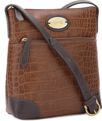 

Hidesign Women Formal Tan Genuine Leather Sling Bag