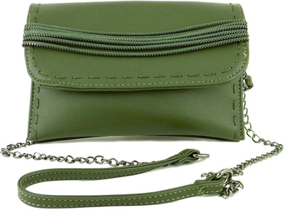 

Ripley Handbags Women Evening/Party Green Leatherette Clutch