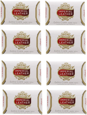 

Imperial Leather Imported Leather Extra Care Bath Soap Bar(175 g, Pack of 8)