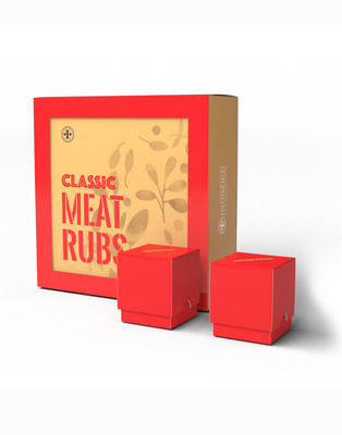 

IndiSpice Classic Meat Rubs - Finest Diwali Gift box by IndiSpice ( Collection of finest 9 Indian Spices For Meat)(700 g)