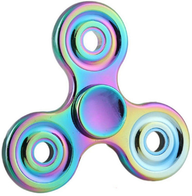 

Emob High quality metal body Rainbow color hand spinner Toy(Multicolor)