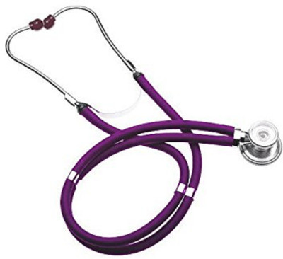 

Maxplus Acoustic Adult, Pediatric, And Infant Convertible Chest-piece Rappaport Dual Head Stethoscope(Purple, Steel)