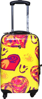

Tramp & Badger Premium Quality Designer Printed Non-Breakable & Extra Light Weight Expandable Cabin Luggage -  Inches(Multicolor