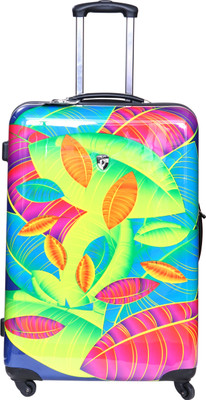 

Tramp & Badger Premium Quality Designer Printed Non-Breakable & Extra Light Weight Expandable Cabin Luggage -  Inches(Multicolor