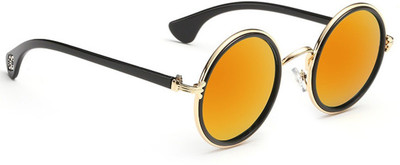 

Mark Miller Round Sunglasses(Orange)
