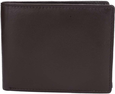 

Rebel Color Men Brown Genuine Leather Wallet(12 Card Slots)