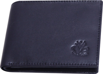 

Vira Good Men Black Genuine Leather Wallet(3 Card Slots)