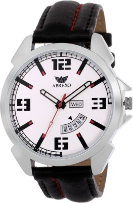 Abrexo Abx1167-White Gents Superior Day & Date Watch  - For Men   Watches  (Abrexo)