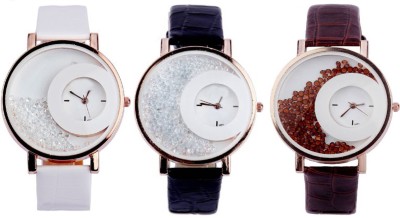 Shivam Retail SR-31 Stylish Moving Beads Different Color Pack Of 3 Watch  - For Girls   Watches  (Shivam Retail)